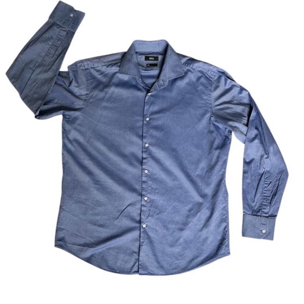 Hugo Boss Casual Blue Button Down Shirt